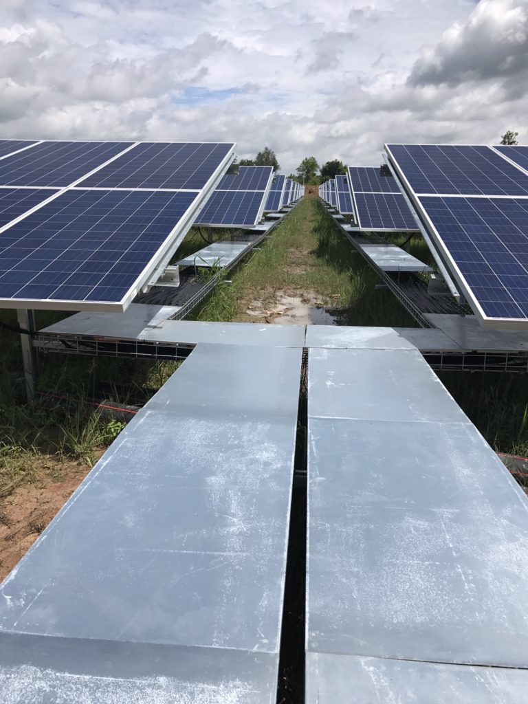 Bonet basket cable tray solar farm application