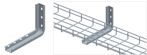 Wall Mounting Solutions For Wire Mesh Cable Trays - Bonet Cable Tray