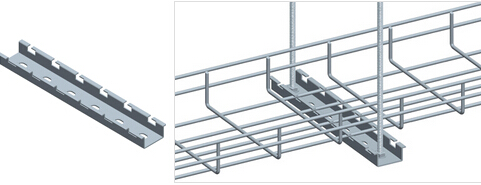 Ceiling Mounting Solutions For Wire Mesh Cable Trays Bonet