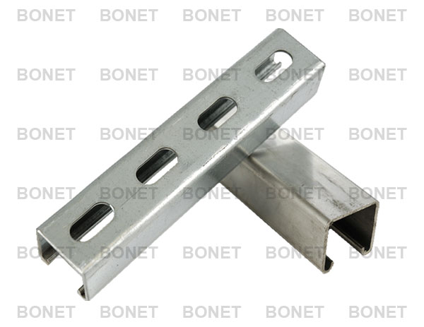 plain strut channel and slotted strut channel